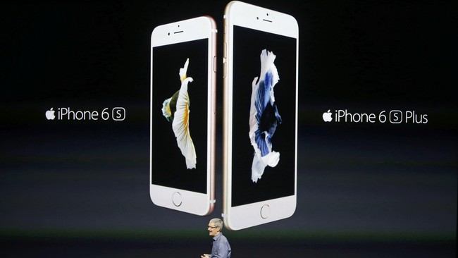 Apple resmi mengumumkan kelahiran iPhone 6s dan iPhone 6s Plus dalam sebuah acara di San Francisco, Amerika Serikat, pada 9 September 2015.
