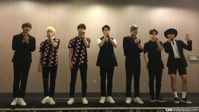 Dalam temu penggemar di Tha Kasablanka Hall, Jumat (11/9) grup vokal asal Korea Selatan itu mengaku ingin berwisata kuliner khas Indonesia.