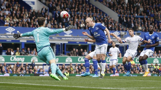 Lini pertahanan Chelsea bermain buruk di awal babak pertama. Kondisi itu dimanfaatkan Steven Naismith untuk mencetak dua gol bagi tuan rumah.