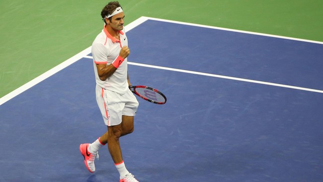Ini adalah kali pertama sejak 2009 Federer berhasil melangkah ke babak final AS Terbuka. Di final, Federer akan menghadapi unggulan pertama Novak Djokovic.
