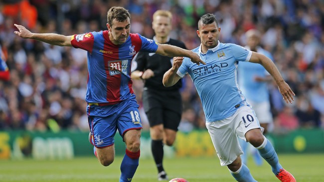 Manchester City gagal menunjukkan ketajaman mereka di babak pertama. Mereka belum mampu menjebol gawang tuan rumah Crystal Palace.