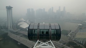 Singapura Sesak Dikepung Asap Kebakaran Hutan RI