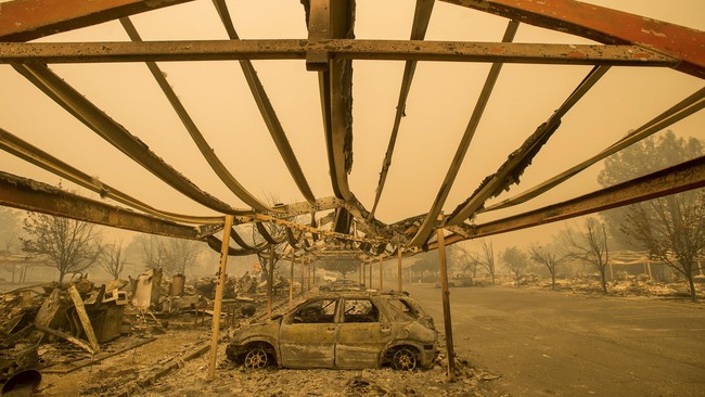 Kebakaran Hutan Hanguskan Ratusan Rumah di California