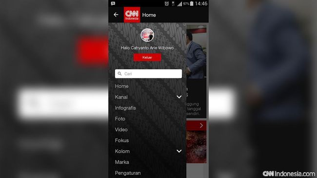 Aplikasi CNN Indonesia Tambah Fitur Baru