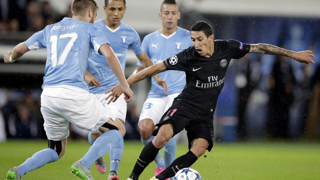 Angel Di Maria bak menemukan kembali sentuhan magis miliknya yang menghilang satu musim belakangan ketika ia membuat pertahanan Malmo tak berdaya.