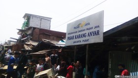 Pedagang Pasrah, Pembongkaran Pasar Karang Anyar Kondusif