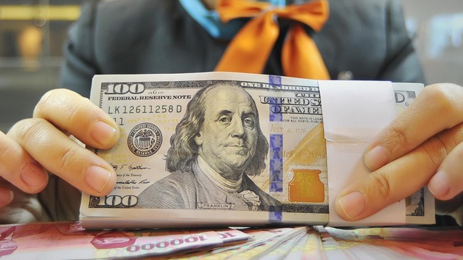 Rupiah berada di posisi Rp14.225 per dolar AS pada perdagangan pasar spot Rabu (20/3) pagi. Rupiah tercatat menguat tipis 0,04 persen dibanding kemarin sore.
