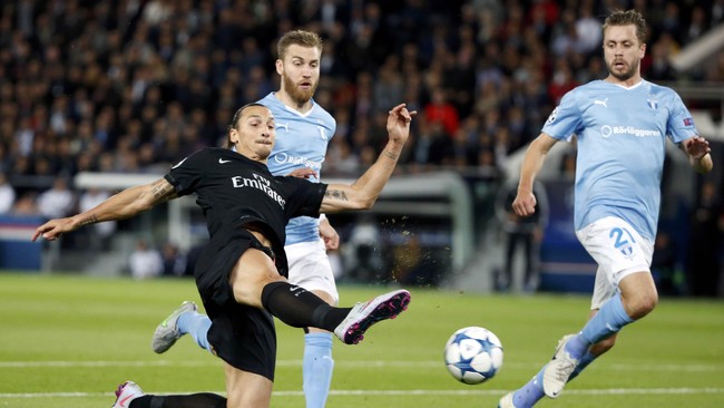 Zlatan Ibrahimovic tak mencetak gol bagi PSG, namun sukses mencipta assist mengagumkan, dan membuat Edinson Cavani mampu menjebol gawang.