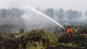 Asap Masih Selimuti Sumatera dan Kalimantan