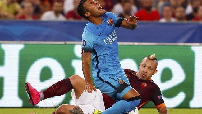 Radja Nainggolan tetap menganggap Barcelona sebagai tim favorit di Grup E Liga Champions meski AS Roma berhasil menahan imbang sang juara bertahan 1-1.