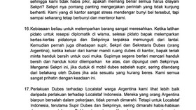 Bocoran Dokumen Kemlu, Diplomat Adukan Dubes RI di Argentina