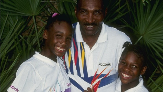 Richard Williams yang mengajari Serena Williams mengayun raket sejak usia tiga tahun menjadi salah satu orang terpenting dalam karier Serena.
