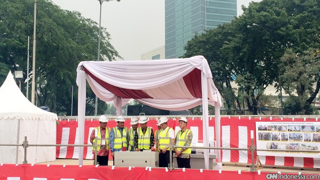 Untuk menggarap proyek MRT, PT MRT Jakarta akan menggunakan empat mesin bor raksasa bernama Antareja.