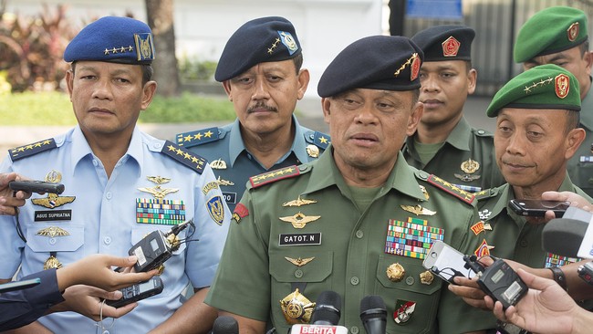 Panglima TNI Gatot Nurmantyo telah memerintahkan satuan komandan untuk melakukan pengecekan rutin terhadap struktur divisi yang dipimpinnya.