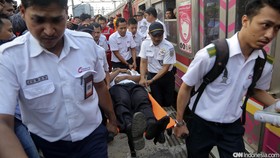 Seluruh Penumpang Tabrakan KRL di Juanda Telah Dievakuasi