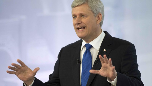 PM Kanada Stephen Harper mengusulkan larangan pemakaian cadar selama upacara kenegaraan.