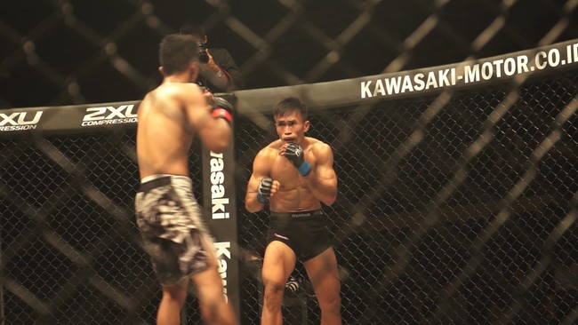 Sunoto sukses mengalahkan Mario Satya Wirawan lewat kemenangan angka mutlak dalam ajang ONE Championship di Jakarta, Minggu (27/9).