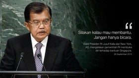 Ragam Komentar Soal Bencana Kabut Asap