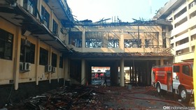 Arus Pendek Kemungkinan Penyebab Kebakaran Mapolda Jateng
