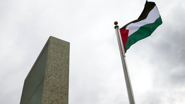 Untuk pertama kalinya bendera empat warna Palestina berkibar di markas PBB. Tidak banyak yang tahu arti empat warna dalam bendera tersebut.