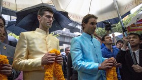 Nadal dan Djokovic Kunjungi Lokasi Bom Bangkok