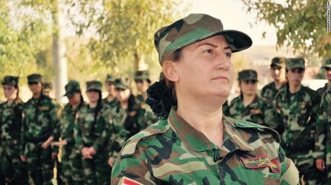 Brigade Matahari, unit militer pasukan Kurdi Peshmerga terdiri dari para wanita Yazidi yang memutuskan untuk ikut angkat senjata dan memerangi ISIS.