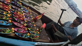 Merekam Denyut Ekonomi dari Pasar 'Goyang' Banjarmasin