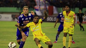 Babak I: Arema Unggul 2-0 atas Sriwijaya