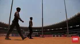 Royal Box Presiden Jokowi di GBK Telah Disterilisasi