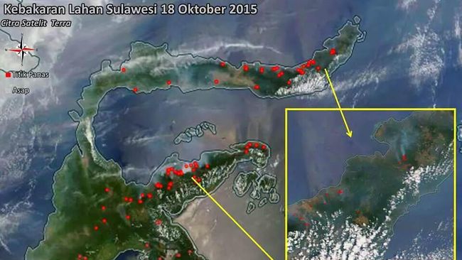 BMKG Deteksi 27 Titik Panas di Sumatera Utara