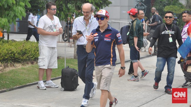 Marc Marquez tidak membutuhkan pengawal pribadi di Sirkuit Mugello. Marquez mengaku mendapat perlakuan yang baik dari penggemar sejak tiba di Italia.