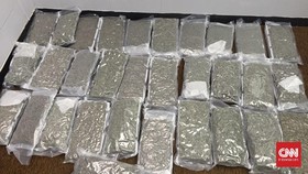 Puluhan Kilogram Ganja Dikirim ke Alamat yang Salah