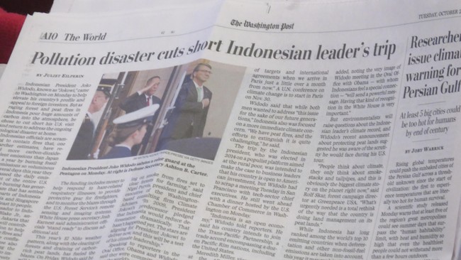 Penulis artikel Washington Post berjanji akan mengoreksi judul foto yang salah mengidentifikasi Menhan RI Ryamizard Ryacudu sebagai Presiden Jokowi di AS.