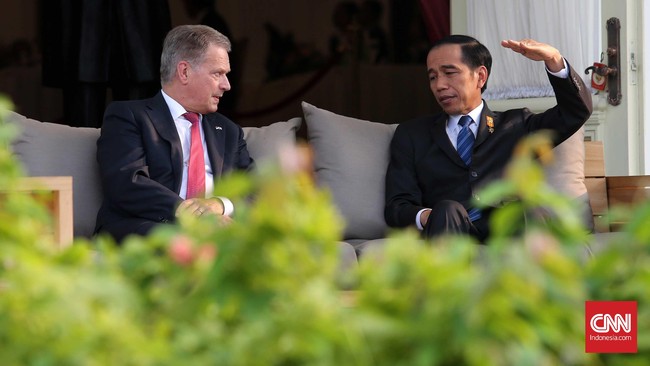 Presiden Jokowi menerima Presiden Sauli Niinistö yang membawa serta 11 pengusaha ternama asal Finlandia untuk meningkatkan kerja sama kedua negara.