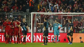 Bayern Dominasi Babak Pertama dan Unggul 3-0 Atas Arsenal