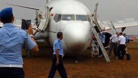 Batik Air Tergelincir ke Ujung Runway 27 Bandara Adisucipto