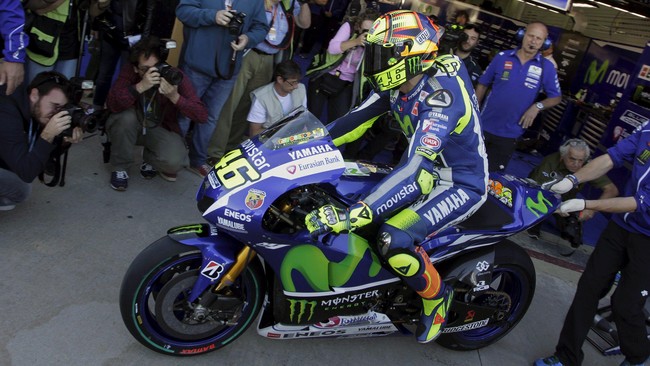 Valentino Rossi mengaku puas dengan hasil latihan bebas hari pertama MotoGP Valencia meski hanya menjadi pebalap tercepat kelima secara keseluruhan.