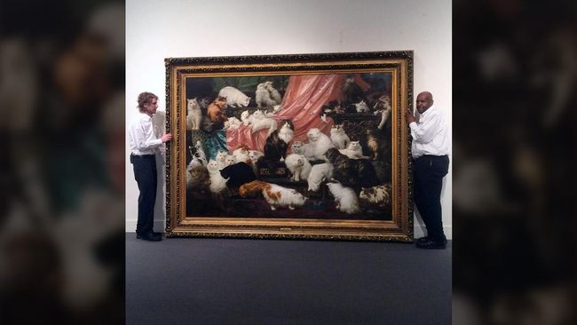 Lukisan bertajuk "My Wife's Lovers" karya Carl Kahler pada 1891 laku terjual dengan harga dua kali lipat lebih besar dari perkiraan.