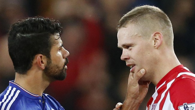 Ryan Shawcross menegaskan bahwa aksi nakal dan provokasi Diego Costa di lapangan bukanlah yang terparah dan ia sudah memiliki pengalaman dengan itu.
