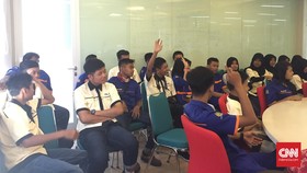 Kunjungan SMK YPLP dari Purbalingga ke CNN Student