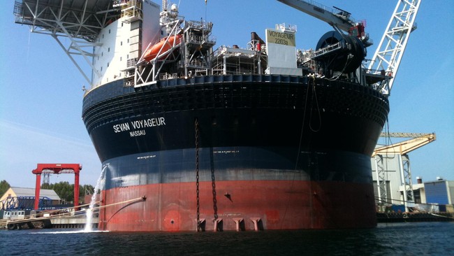 PT Pertamina (Persero) melakukan pengapalan atas penjualan kargo Liquid Natural Gas (LNG) Wilayah Kerja (WK) Sanga-Sanga, Kalimantan Timur, Minggu (11/11).