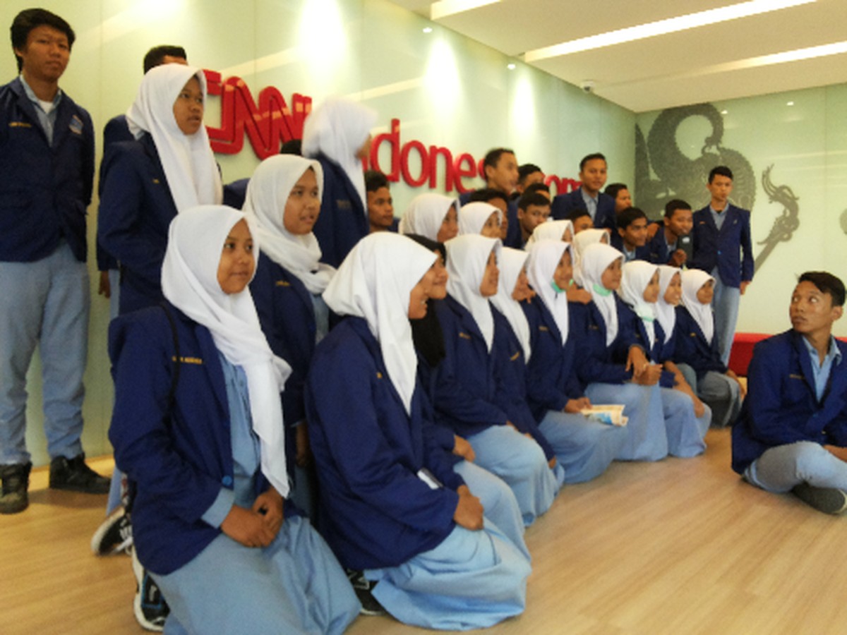 Seru-seruan Bersama Siswa-Siswi SMK 1 Bantul