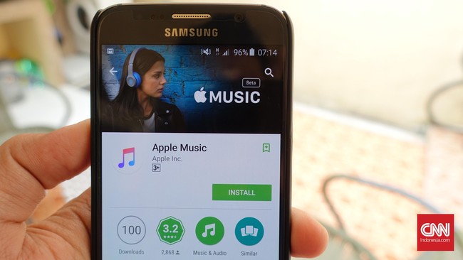 Dibandingkan Spotify yang memiliki 71 juta pengguna berbayar, Apple Music hanya mencatatkan 38 juta pengguna premium.
