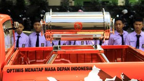 Jokowi Tanam Kapsul Waktu Impian Indonesia 2085 di Merauke