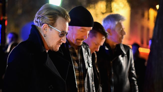 Sang pentolan grup band U2 menjadi salah satu orang yang selamat sekaligus saksi hidup peristiwa berdarah di Nice.