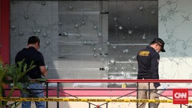 Polisi Cari Bukti di Lokasi Ledakan Granat Duren Sawit