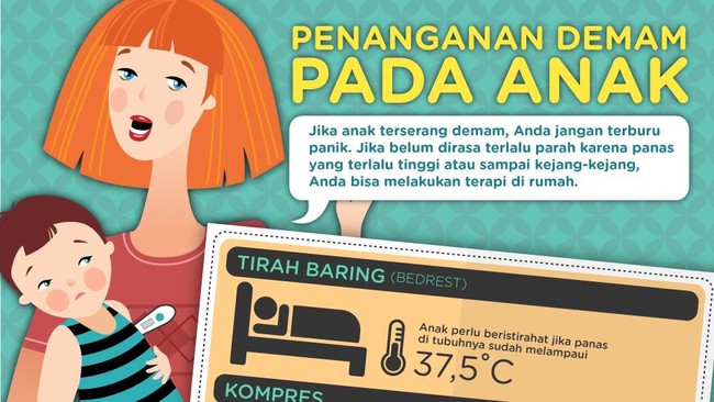 Jangan keburu panik saat anak Anda mengalami demam. Karena ada banyak alat dan bahan di rumah yang bisa dimanfaatkan untuk meredakannya.