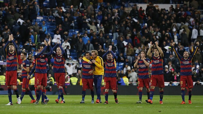 Pelatih Barcelona, Luis Enrique, menganggap timnya pantas meraih kemenangan telak 4-0 atas Real Madrid pada pertandingan La Liga di Stadion Santiago Bernabeu.