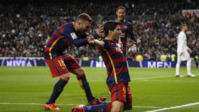 Foto-foto Terbaik Kemenangan Barca di Santiago Bernabeu
