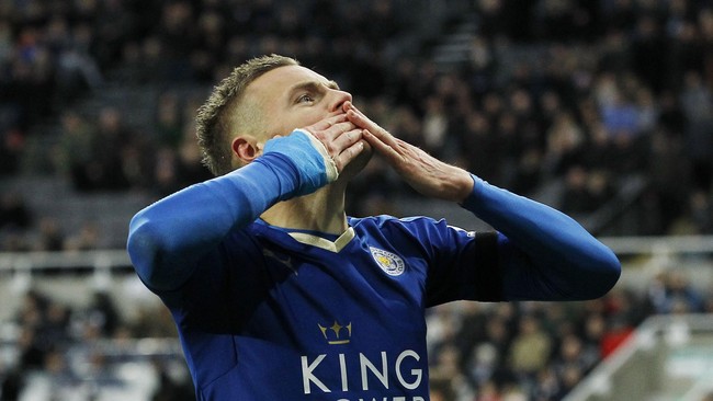 Jamie Vardy berada di ambang pemecahan rekor namun baginya tambahan tiga poin untuk Leicester tetap yang terpenting.